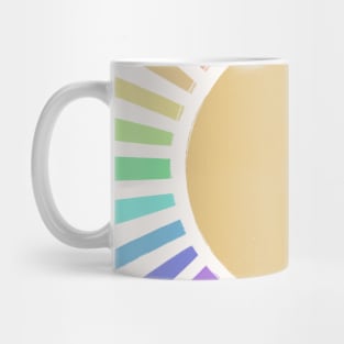 Sun Boho Rainbow Cute Illustration Mug